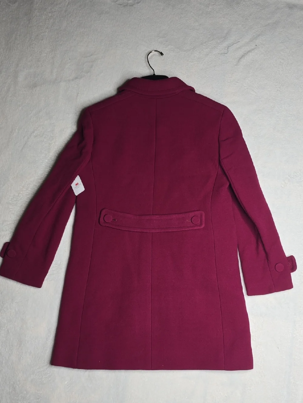 J Crew Salon coat in Italian double-cloth Vivid Mulberry Sz 4 NWT - Picture 3 of 6